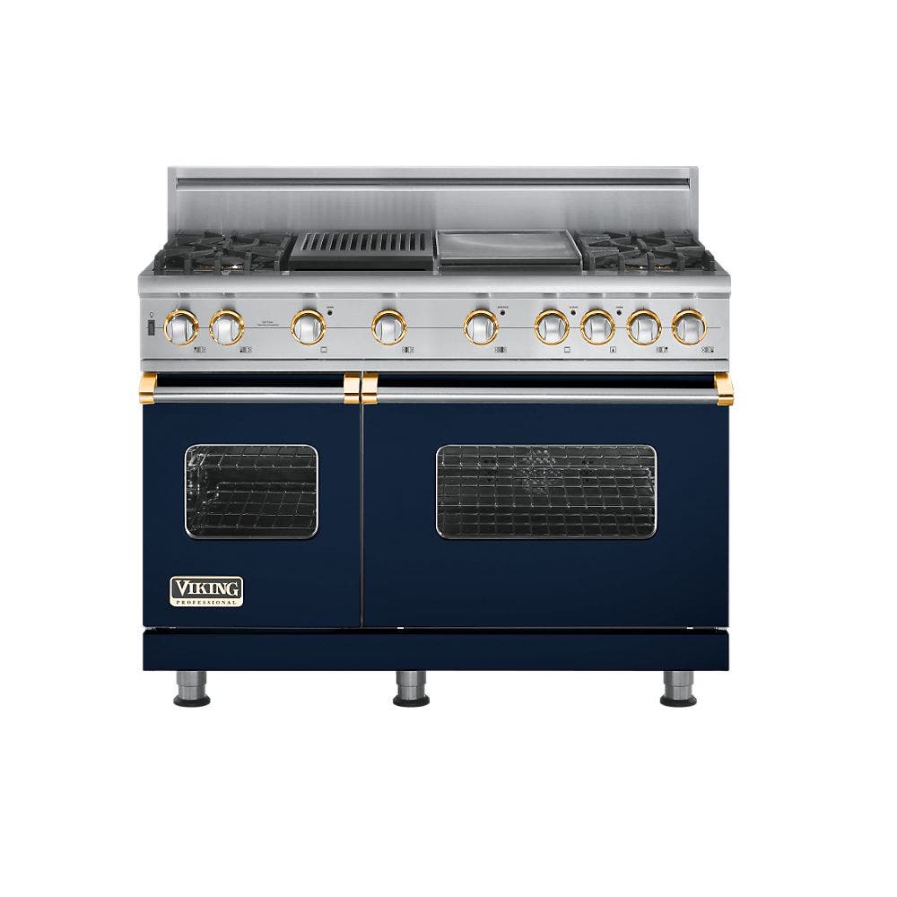 Viking VGSC5484GQBR Custom Colors with Brass Accent