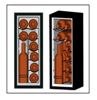 Avanti EWC1201 10" Countertop Wine Cooler