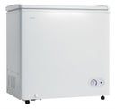 5.5 cu. ft. Chest Freezer with Manual Defrost, Vinyl Coated Basket, Up-Front Mechanical Thermostat, Energy Efficient Foam Insulation, Rounded Lid Design, Easy Clean Interior and Defrost Drain