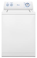 27 Inch Top-Load Washer with 3.1 cu. ft. Super Capacity, 9 Wash Cycles, 3 Water Level Selections, Automatic Temperature Control and White Porcelain Wash Basket