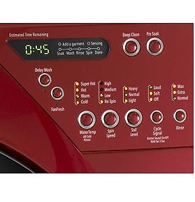 Whirlpool WFW9470WR Cranberry Red