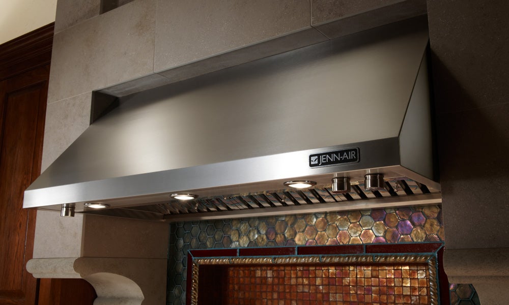 Jenn Air JXW9048WP 48 Inch Wall Mount Ducted Hood Pro-style