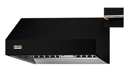 Viking VWH66481BKBR Black with Brass Accent Rail