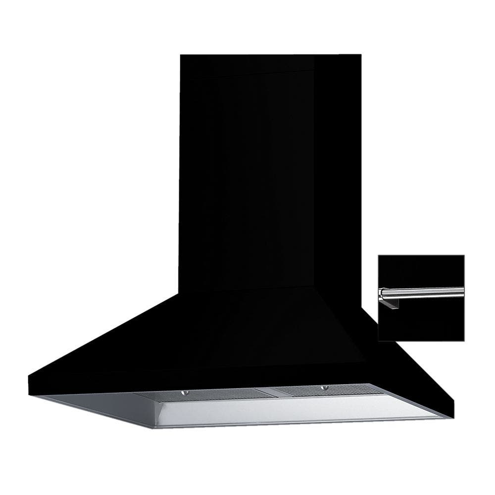 Viking DCH3042BKCR Black with SS/Chrome Rail