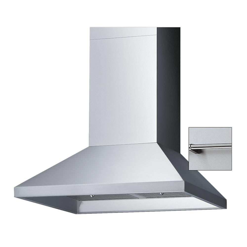 Viking DCH3042SSCR Stainless Steel with SS/Chrome Rail