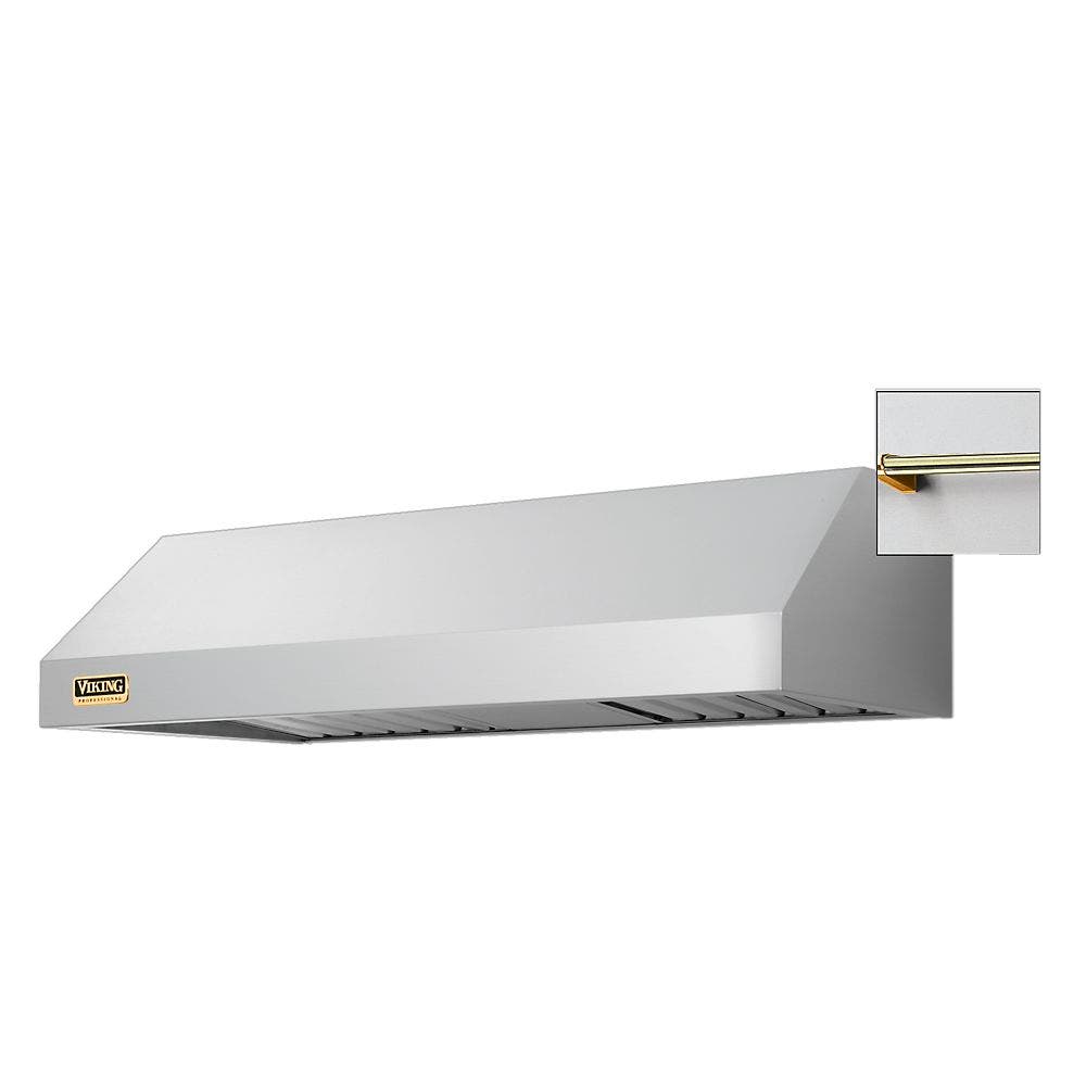 Viking VWH3010SSBR Stainless Steel with Brass Accent Rail