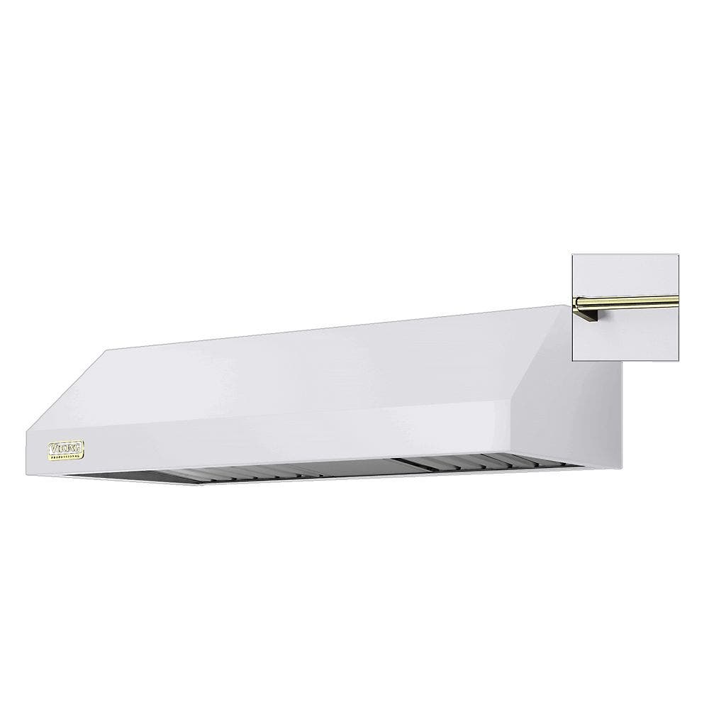 Viking VWH2410WHCR White with SS/Chrome Rail