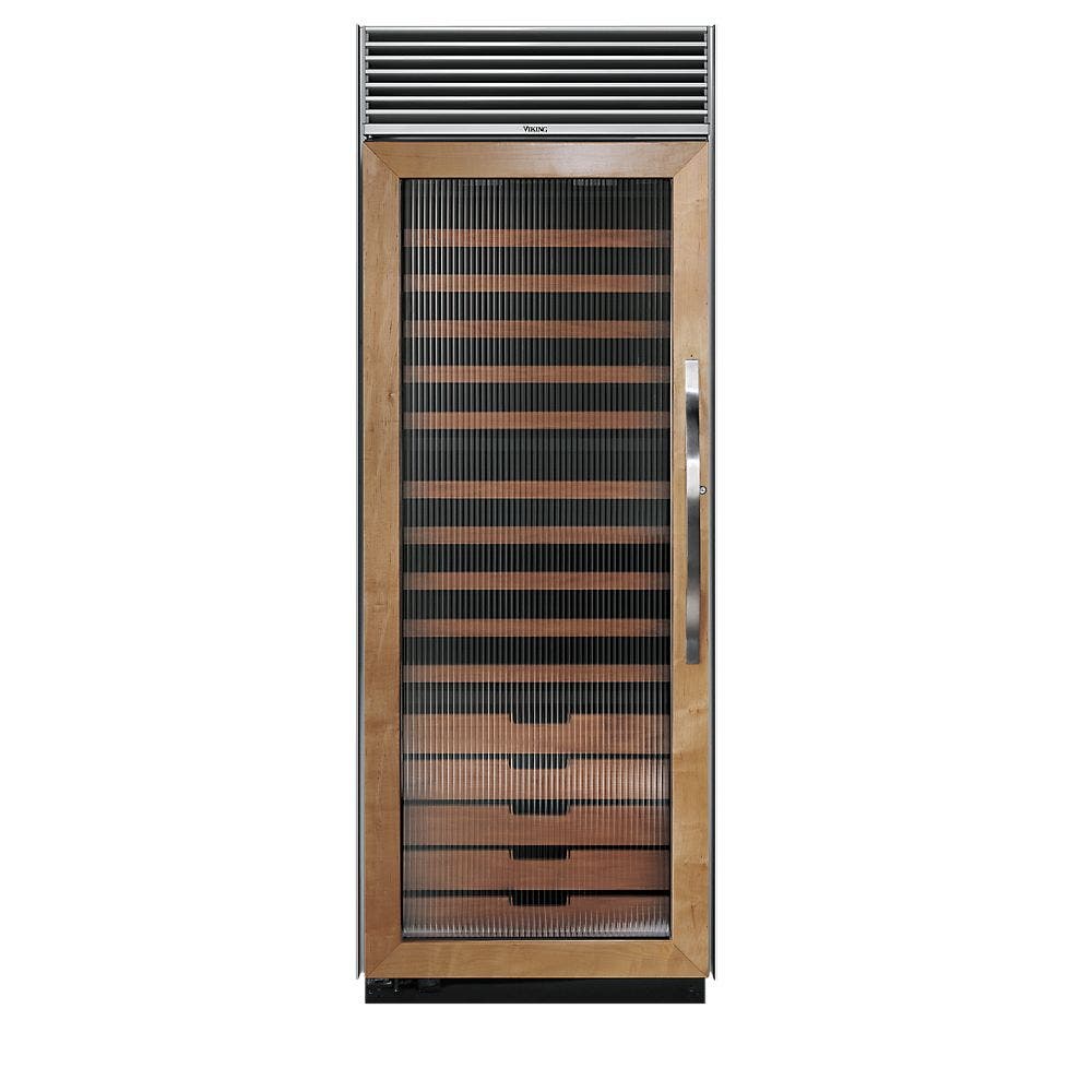 Viking DFWB300FL Fluted Glass Door, Left Hinge Door Swing