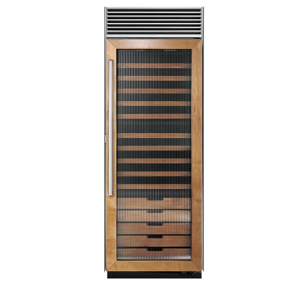 Viking DFWB300FR Fluted Glass Door, Right Hinge Door Swing