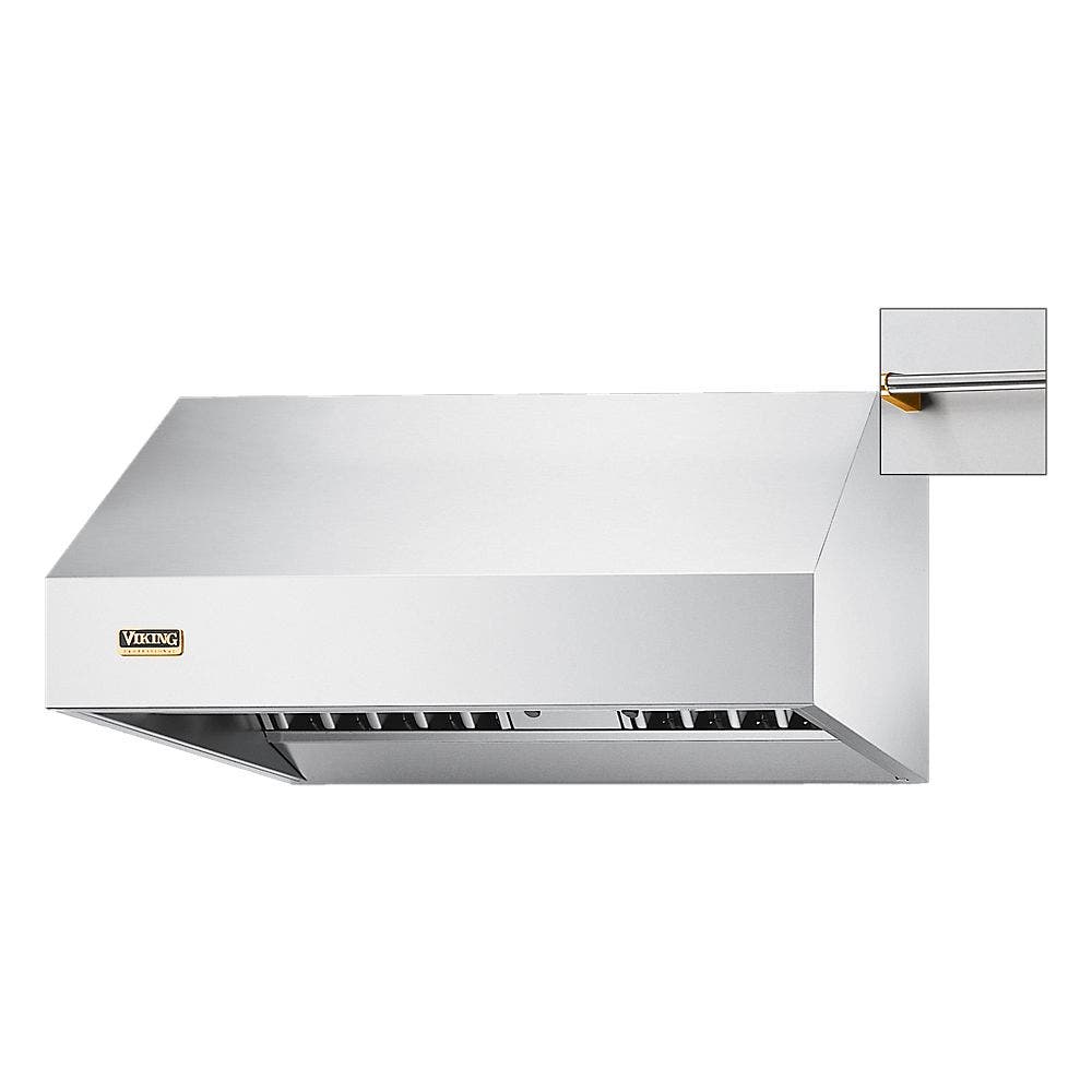 Viking VWH24481SSBR Stainless Steel with Brass Accent Rail