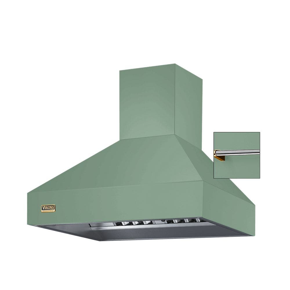 Viking VCWH6648BR Custom Colors with Brass Accent Rail