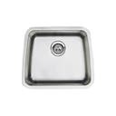 20" Undermount Single Bowl Stainless Steel Sink with 10" Bowl Depth, 18-Gauge, 18/10 Chrome/Nickel Content and 3-1/2" Drain