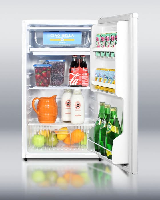 Summit FF41ES White with White Cabinet