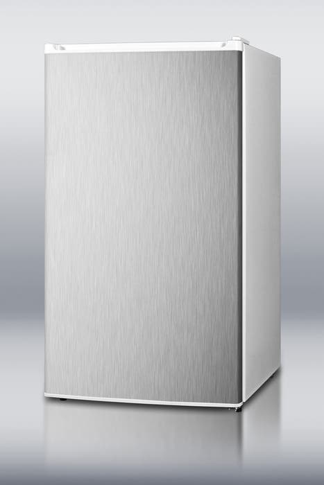Summit FF41ESSS Stainless Steel with White Cabinet