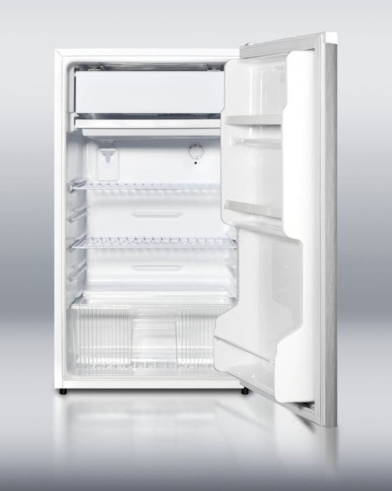 Summit FF41ESSS Stainless Steel with White Cabinet