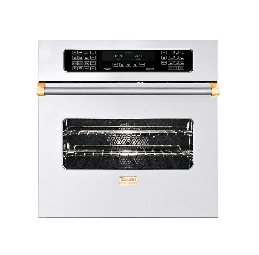 Viking VESO5302TWHBR White with Brass Accent