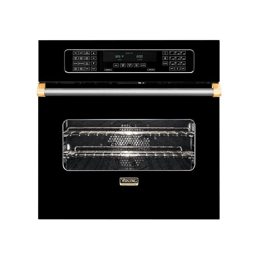 Viking VESO5302TBKBR Black with Brass Accent