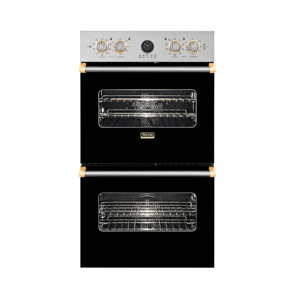 Viking VEDO5272BKBR Black with Brass Accent