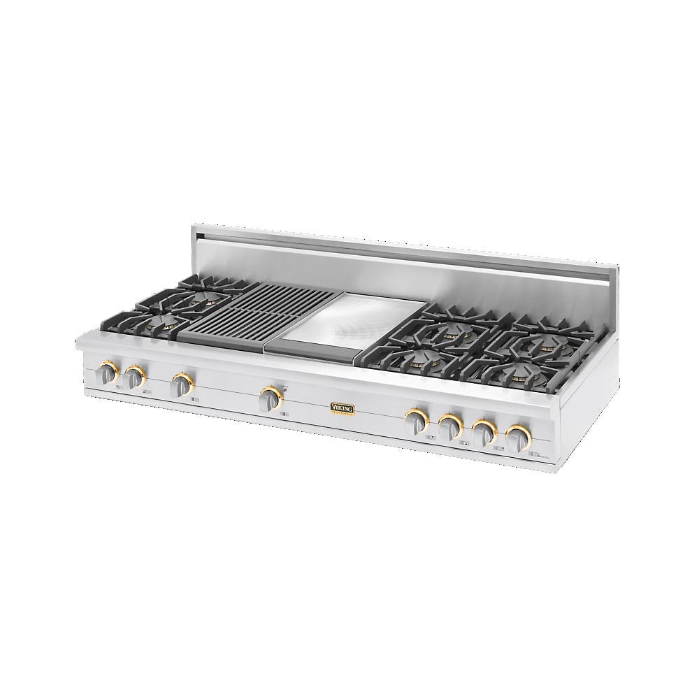 Viking VGRT5606GQSSBR Stainless Steel with Brass Accent