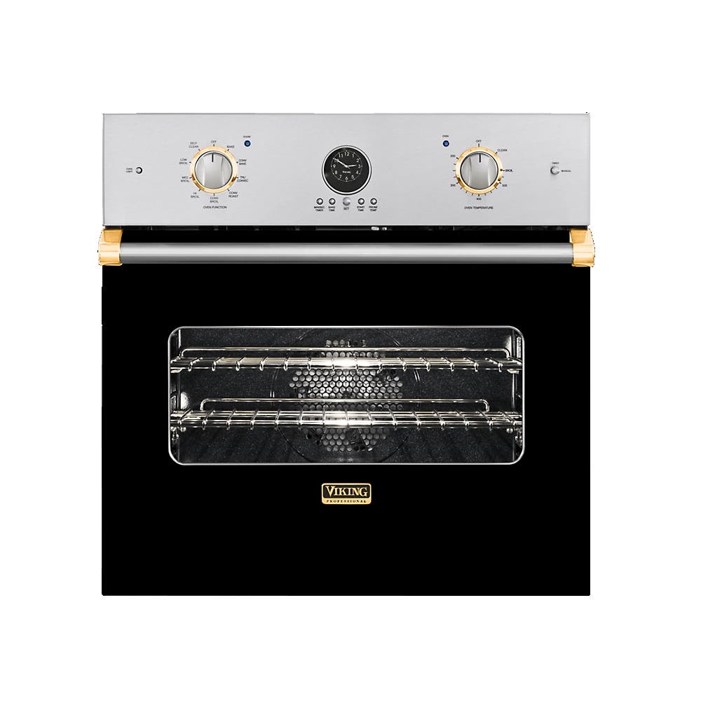 Viking VESO5272BKBR Black with Brass Accent