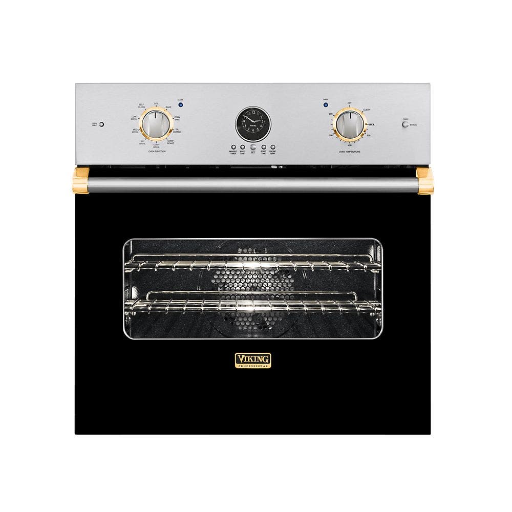 Viking VESO5302BKBR Black with Brass Accent