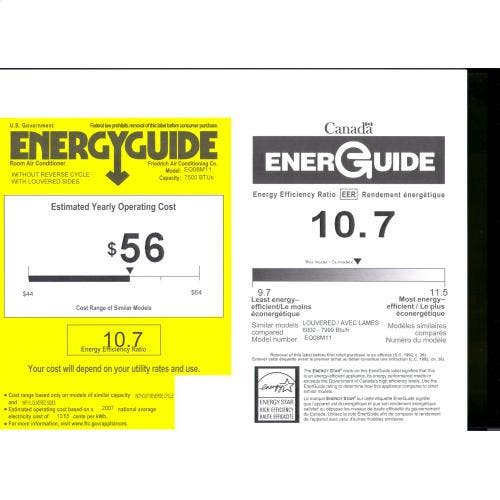 Friedrich EQ08M11 7,500 BTU Room Air Conditioner