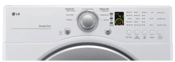 LG DLE2240W 27" Electric Dryer