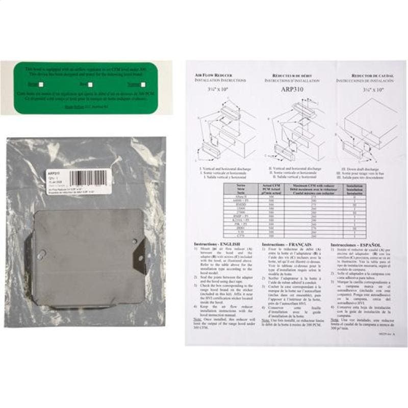 Best ARP310 3 1/4" x 10"
