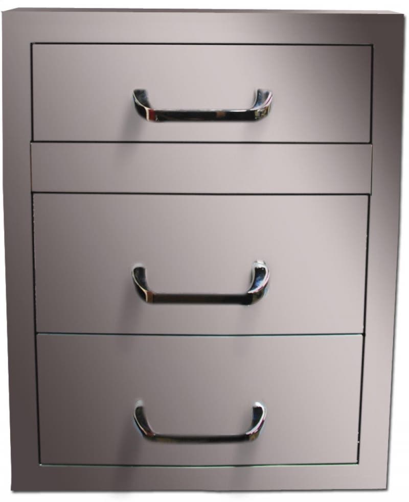 Prestige PU2DR 17" Utensil/2 Drawer Storage