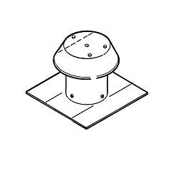 Broan 611 Aluminum Roof Cap