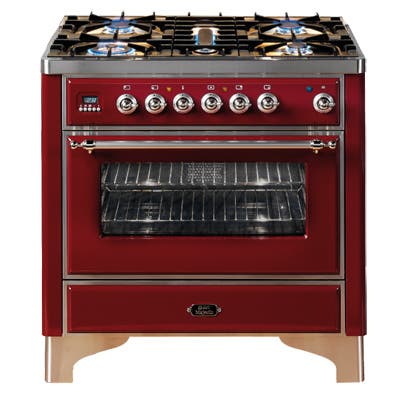 Ilve UM90MPRB Burgundy