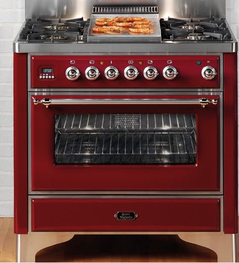Ilve UM90FMPRB Burgundy