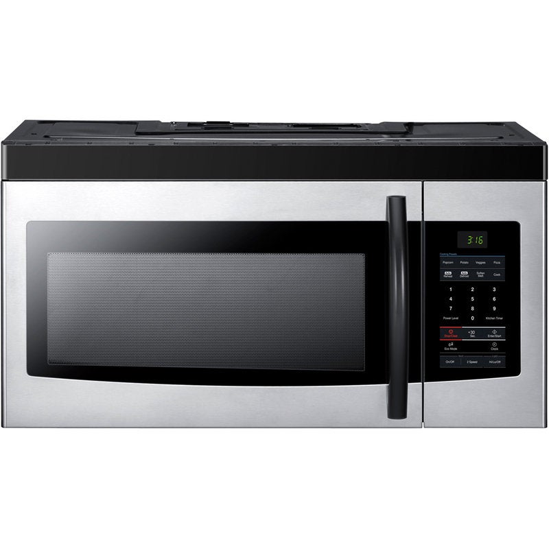 Samsung SMH1611S 1.6 cu. ft. OvertheRange Microwave Oven with 180 CFM