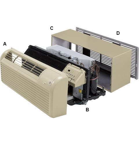 GE AZ41E09DAB 9,450 BTU Packaged Terminal Air Conditioner