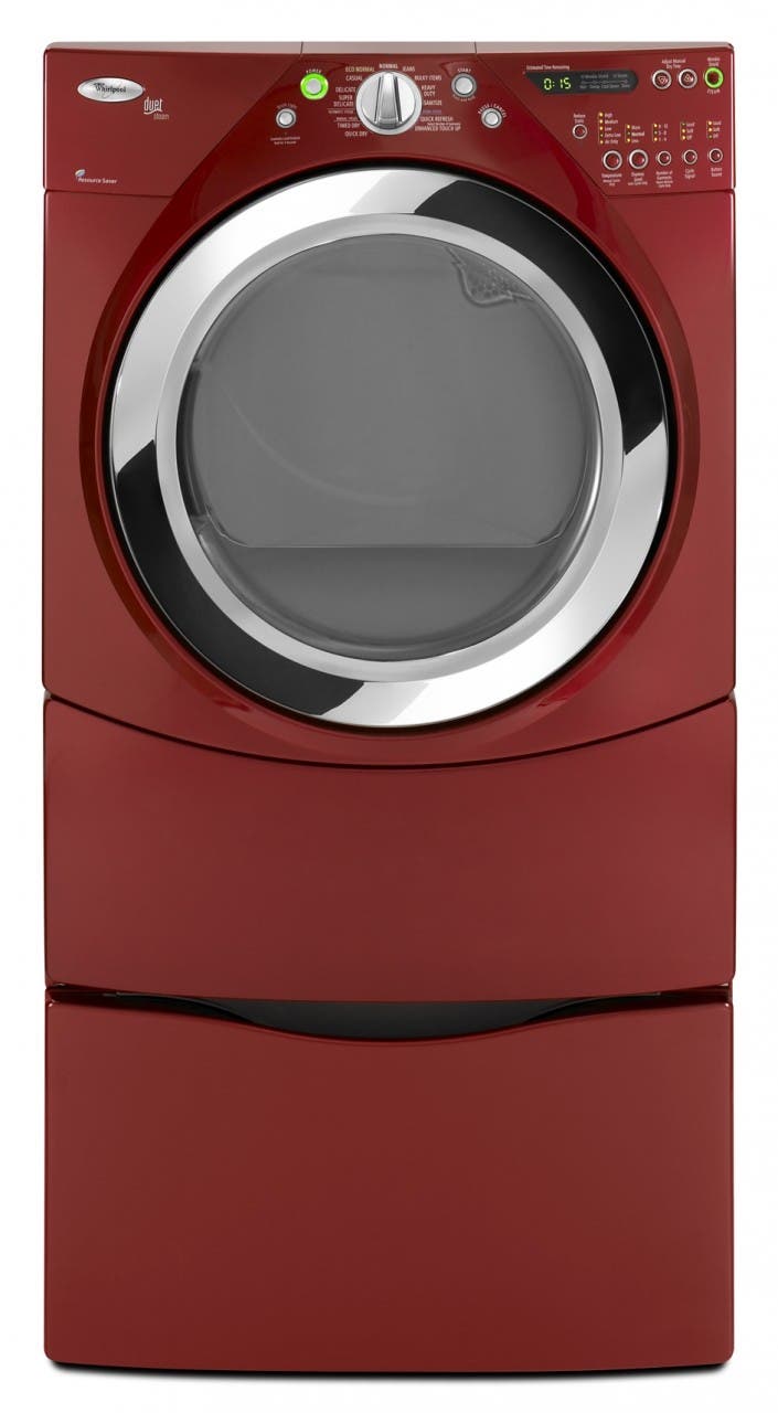 Whirlpool WED9750WR Cranberry Red
