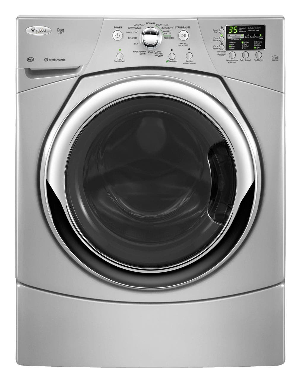 Whirlpool WFW9351YL Lunar Silver