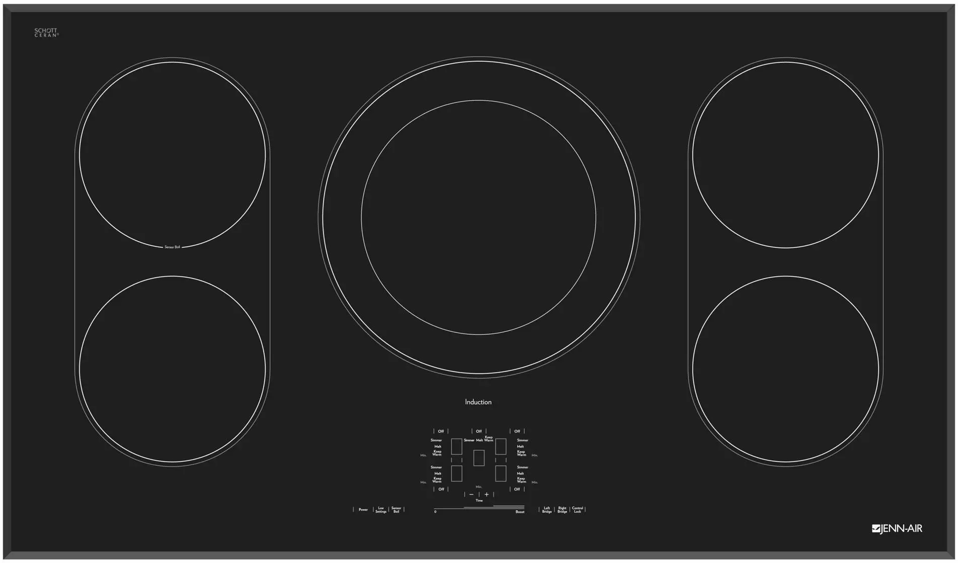 Jenn Air JIC4536XB Black Trim