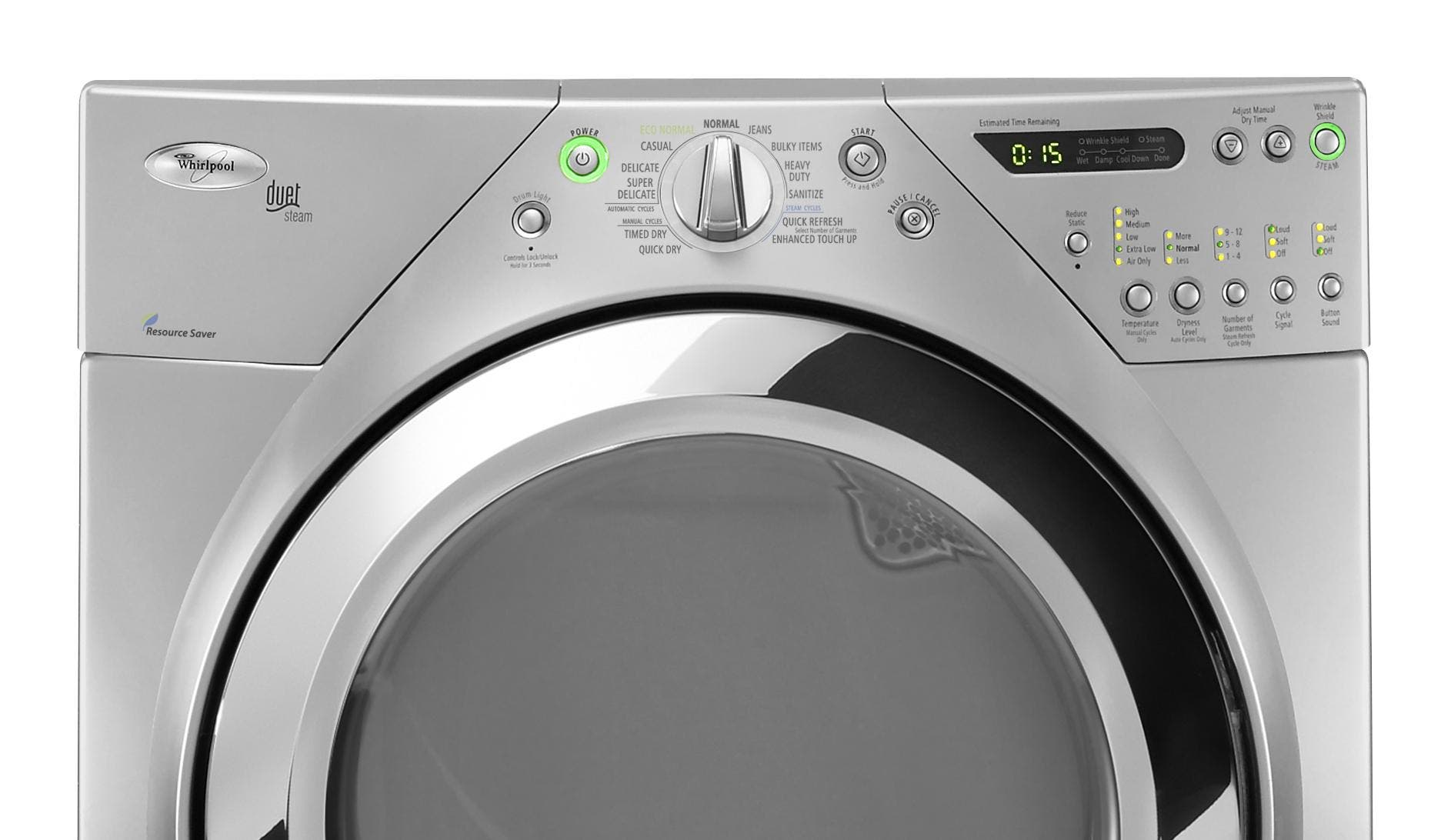 Whirlpool WED9550WL Lunar Silver