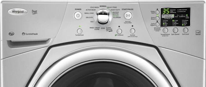 Whirlpool WFW9351YL Lunar Silver
