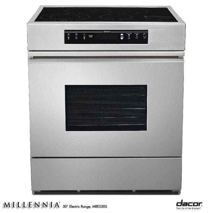 Dacor MRES30S Stainless Steel with Black Ceramic Glass Top