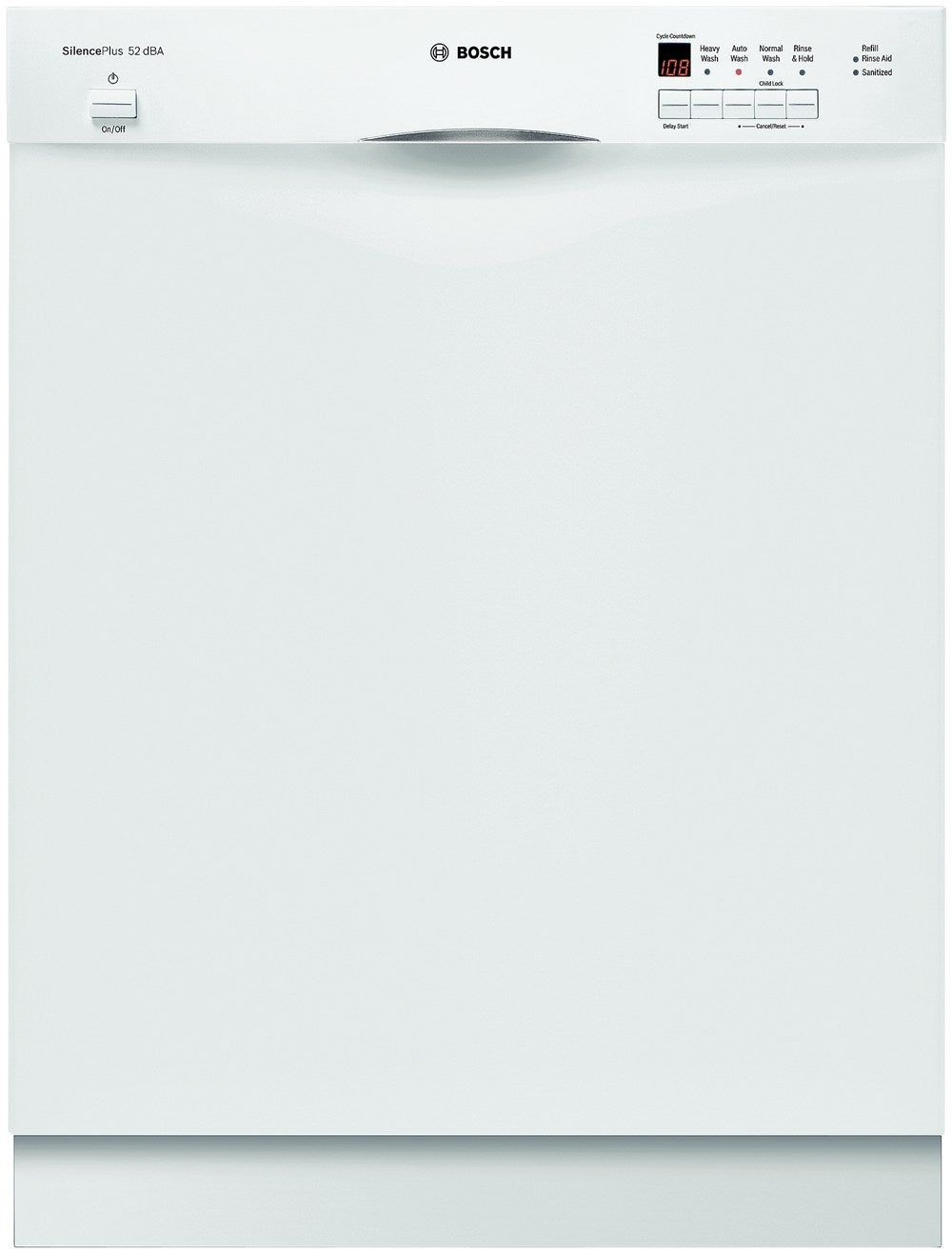 Bosch SHE23R52UC Full Console Dishwasher with 14Place Capacity, 4 Wash