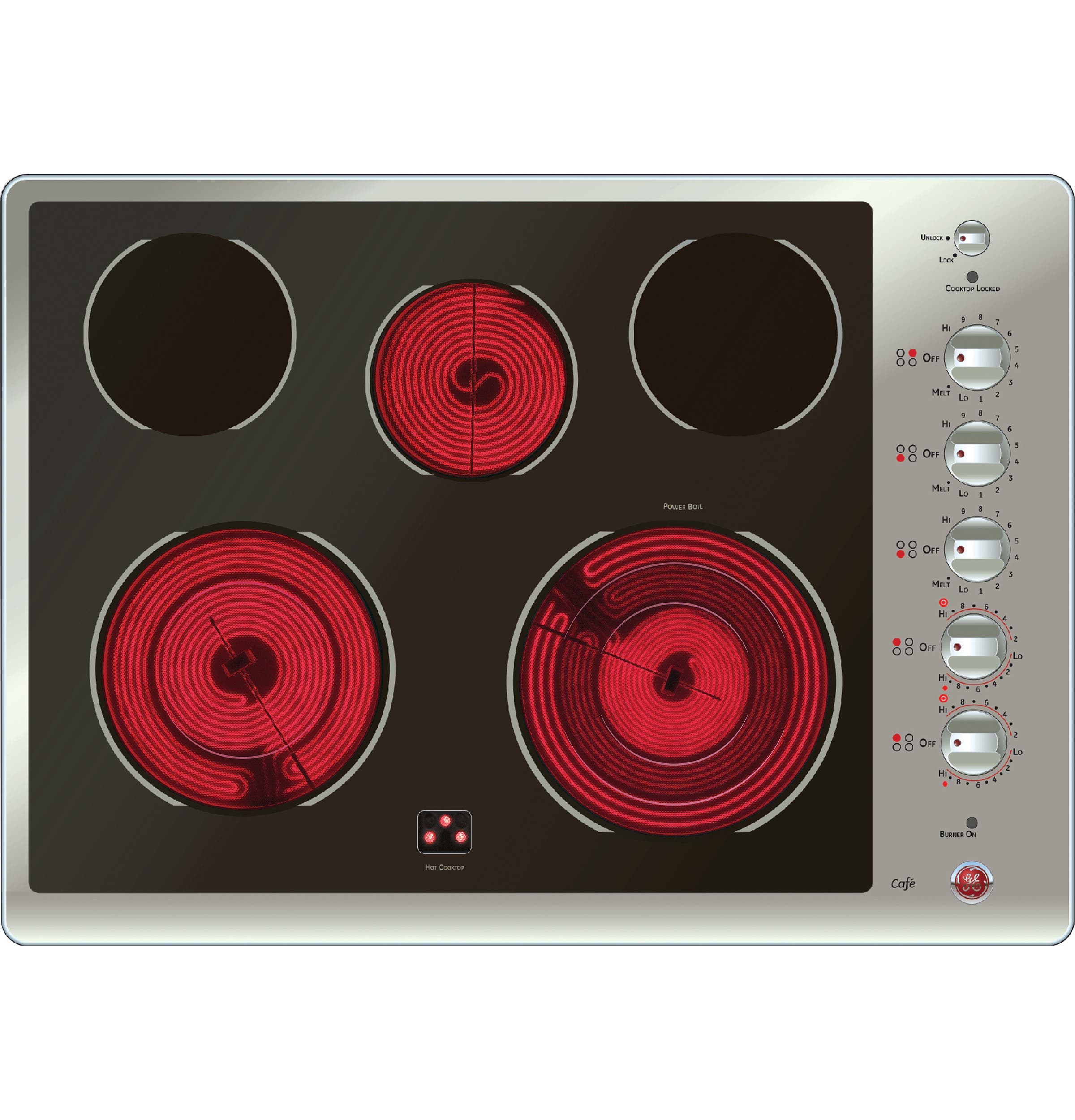 GE CP350STSS 30" Smoothtop Electric Cooktop