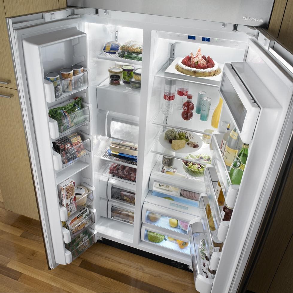 Jenn Air JS42NXFXDW 42" Built-in Side by Side Refrigerator