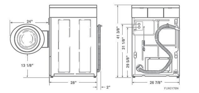 Speed Queen AFB50R 27 Inch Front-Load Washer