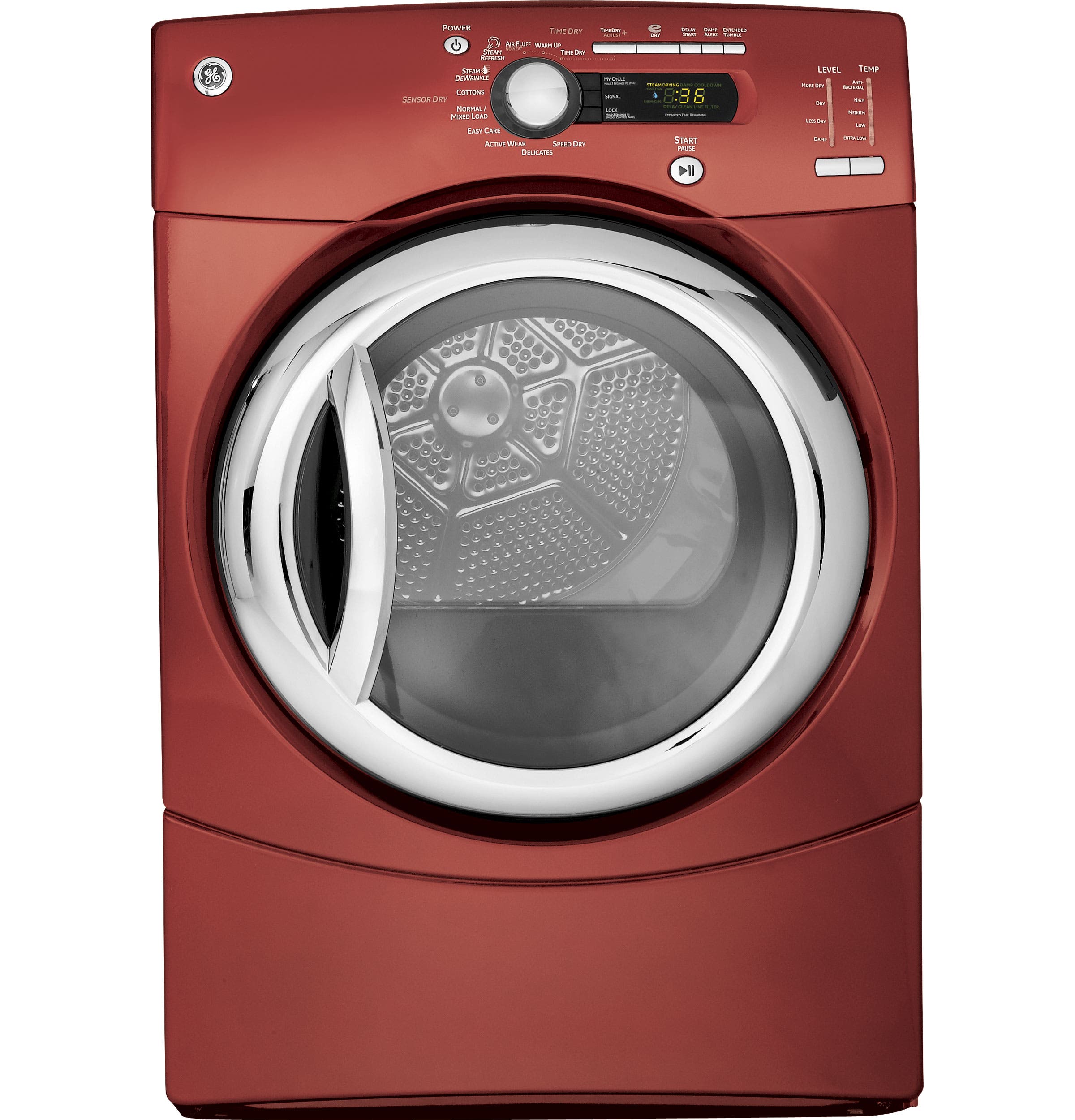 GE GFDS355ELMV Vermillion Red