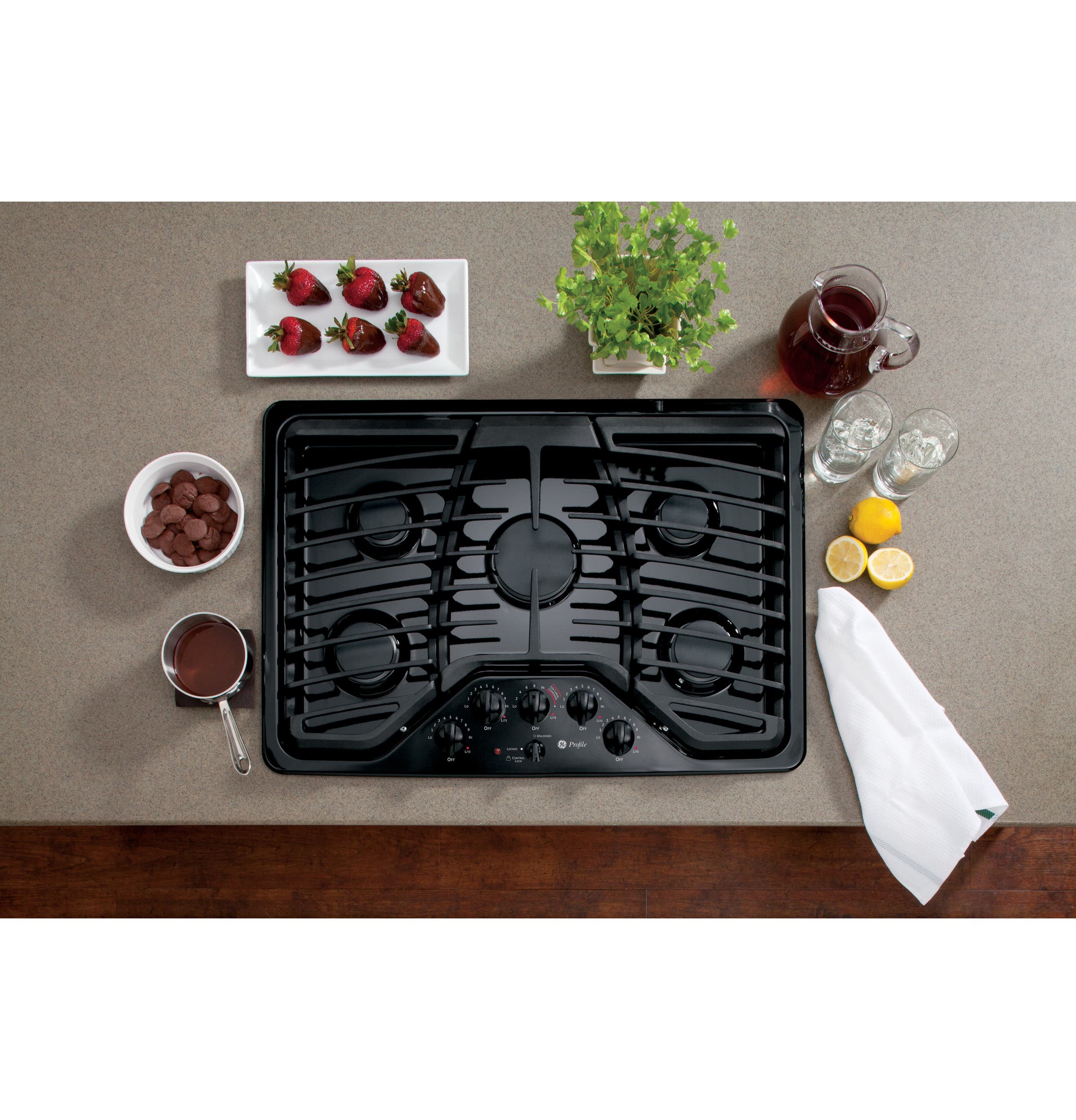GE PGP953DETBB Black
