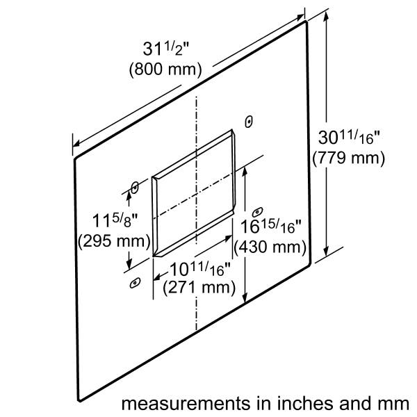 Thermador RFPLT1000 Roof Plate