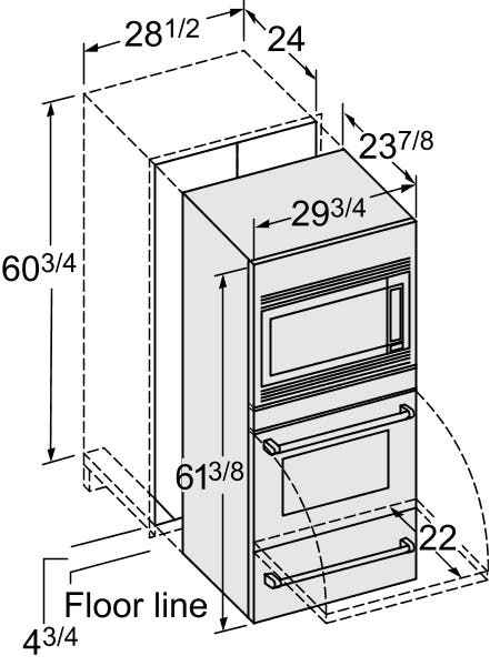 Thermador PODMW301J 30 Inch Triple Combination Wall Oven