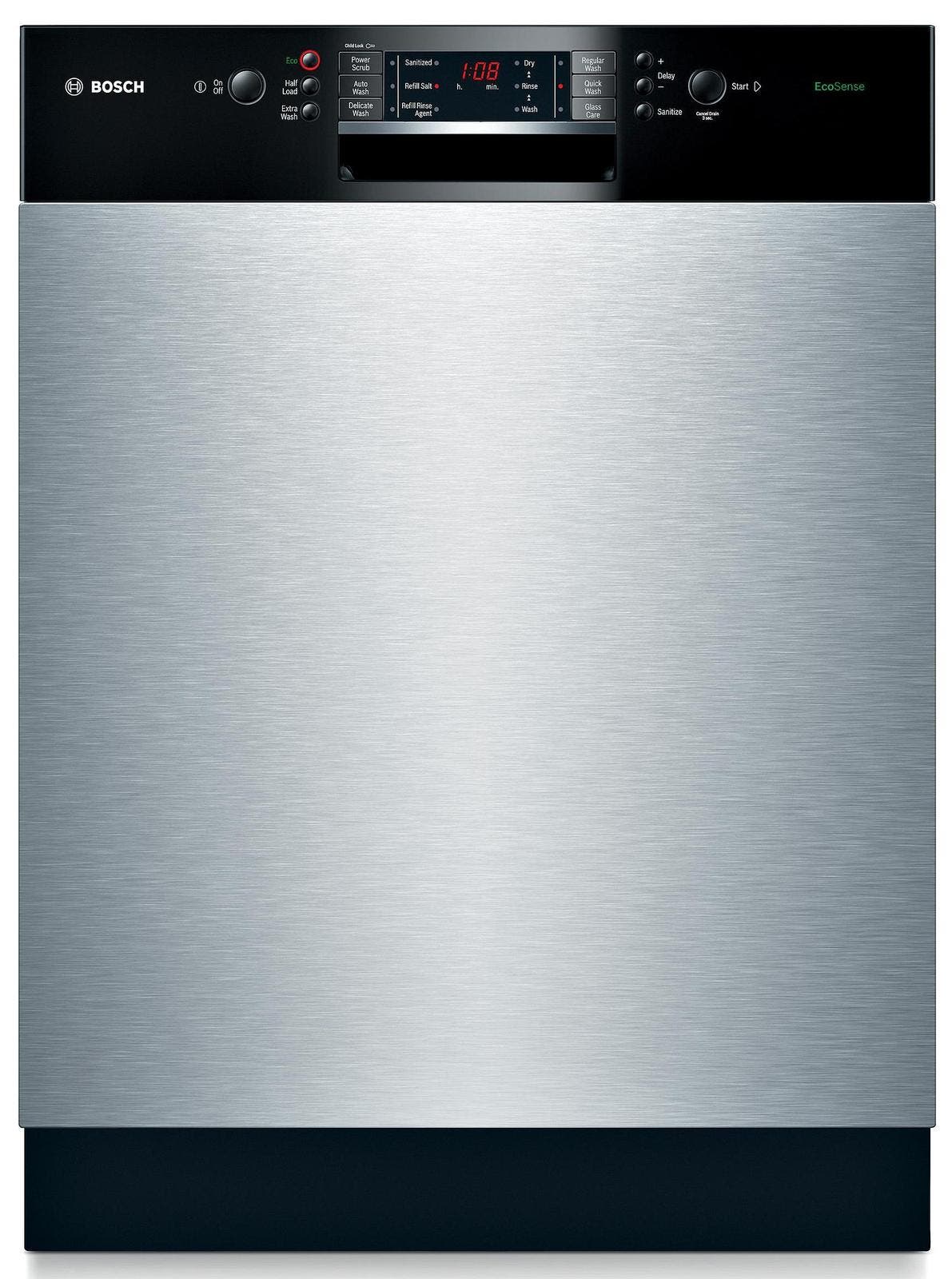 Bosch SGE63E05UC Stainless Steel with Black Control