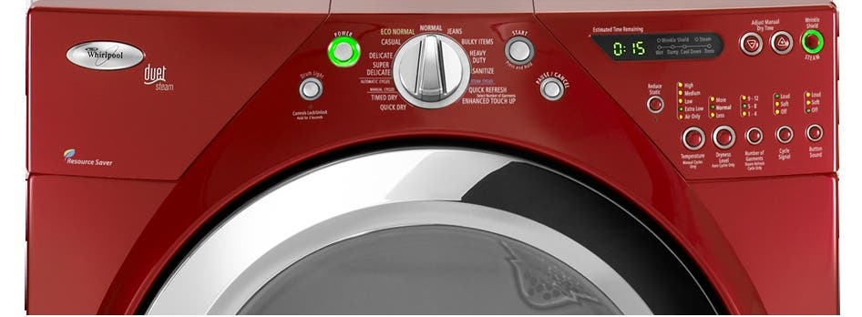 Whirlpool WED9750WR Cranberry Red